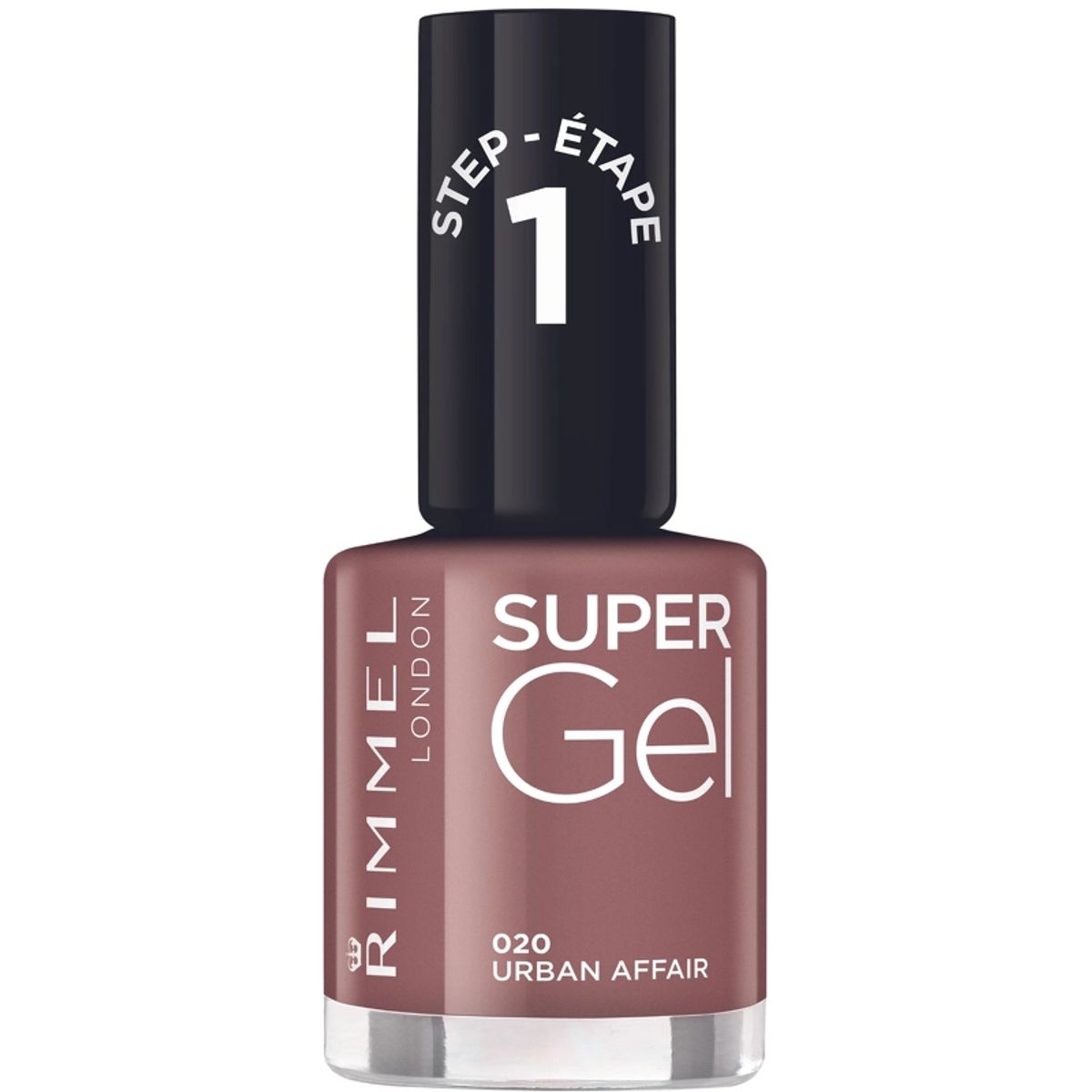 RIMMEL Super Gel Nail Polish 12 ml - 020 Urban Affair