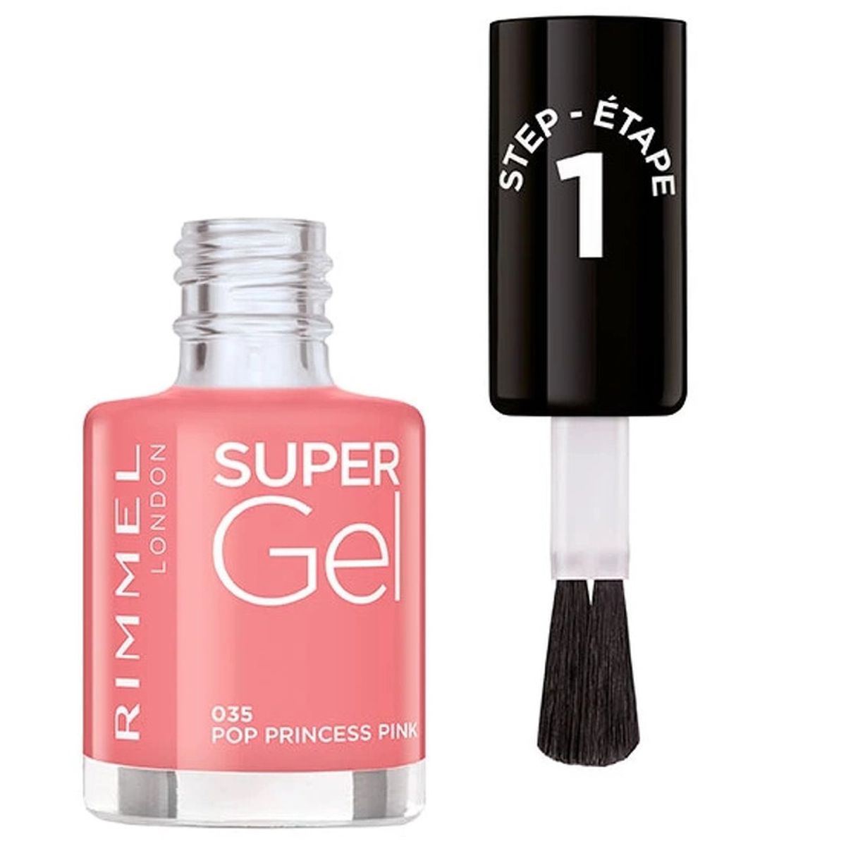 RIMMEL Super Gel Nail Polish 12 ml - 035 Pop Princess Pink