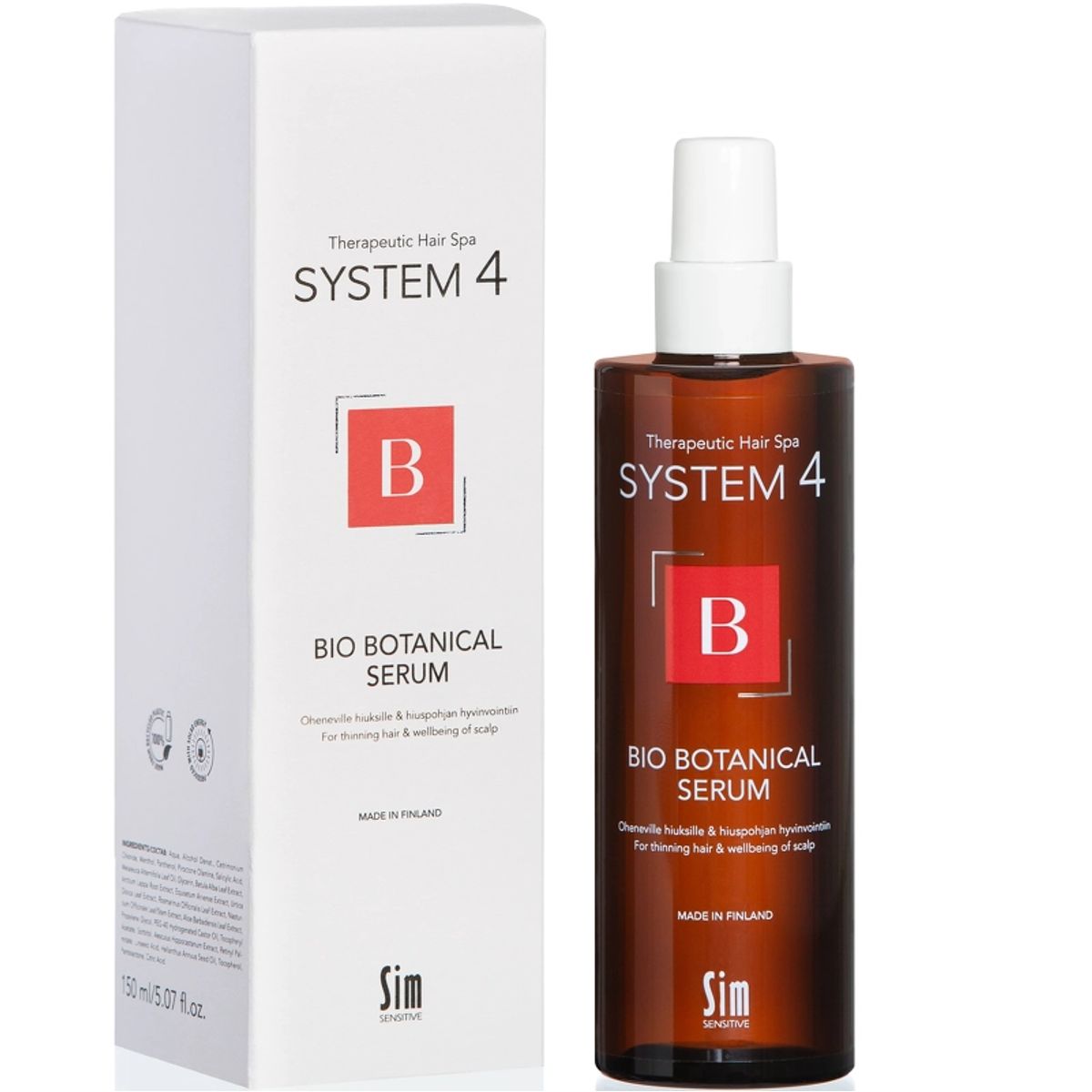 System 4 - B Bio Botanical Serum For Hair Loss 150 ml