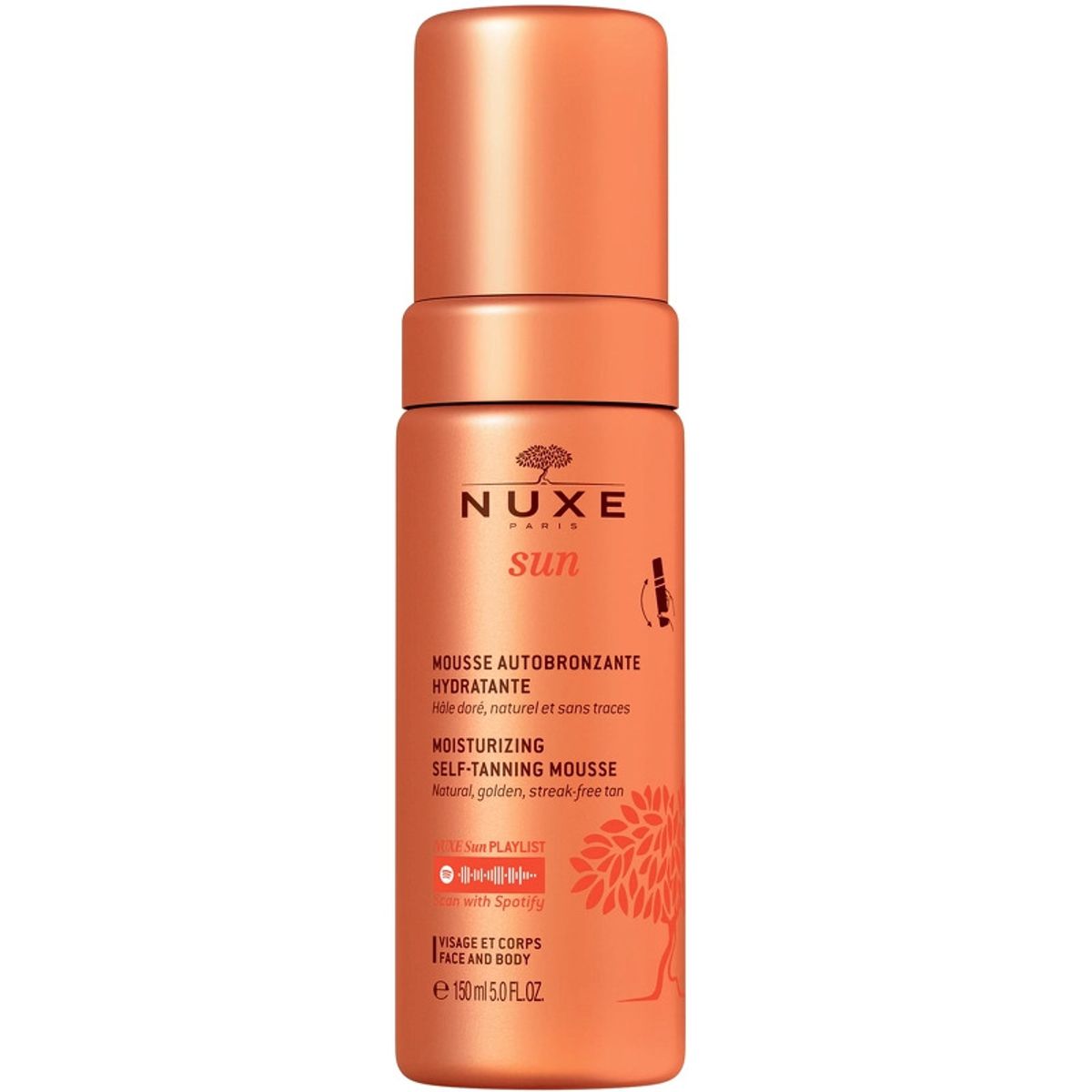 NUXE Sun Moisturizing Self-tanning Mousse 150 ml