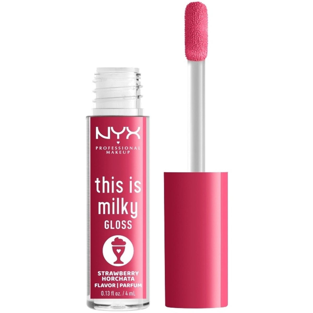 NYX Prof. Makeup This Is Milky Gloss 4 ml - 10 Strawberry Horchata