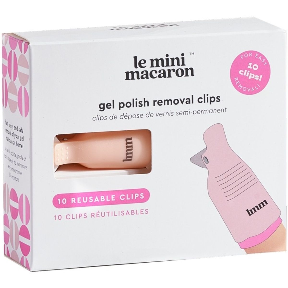 Le Mini Macaron Gel Polish Removal Clips