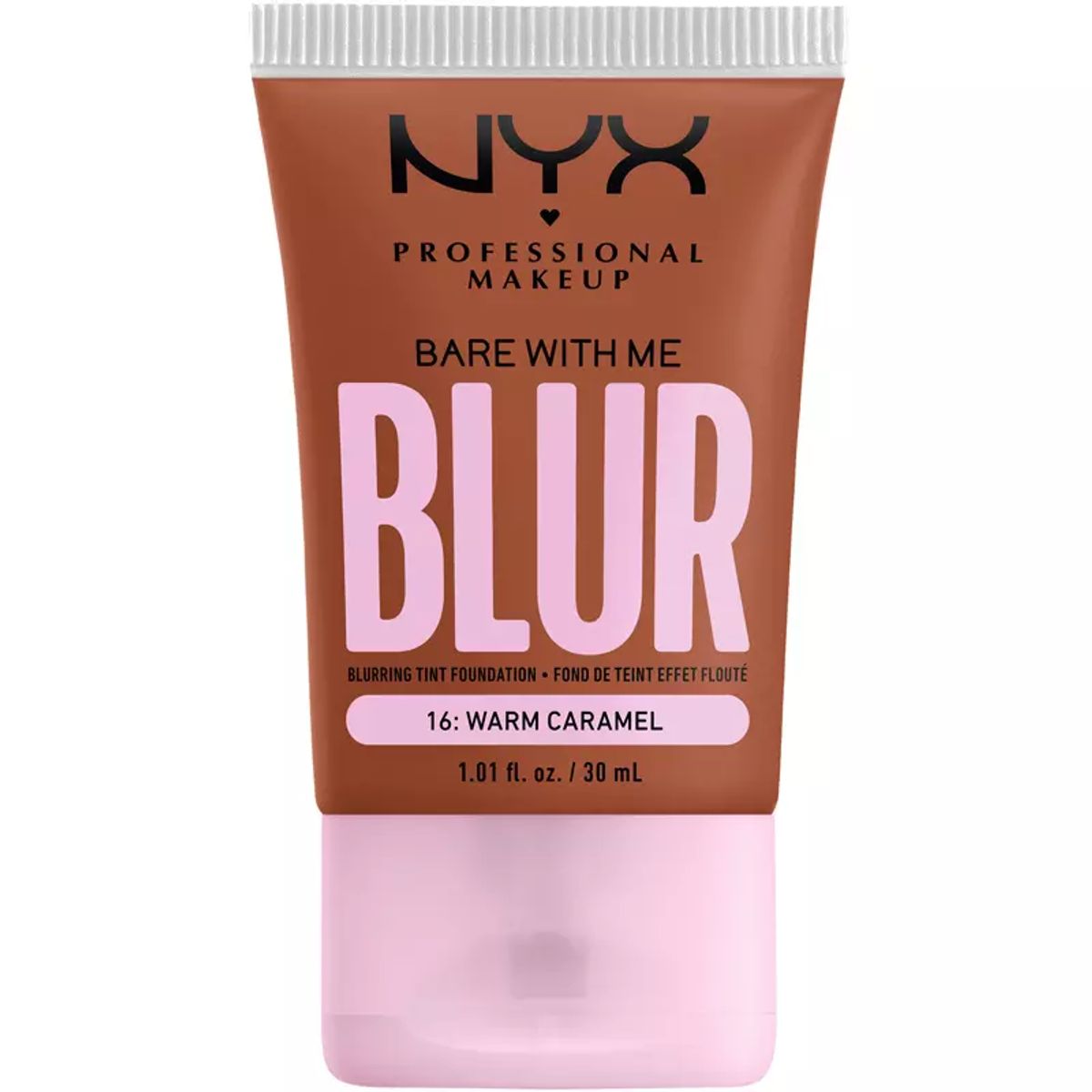 NYX Prof. Makeup Bare With Me Blur Tint Foundation 30 ml - 16 Warm Caramel