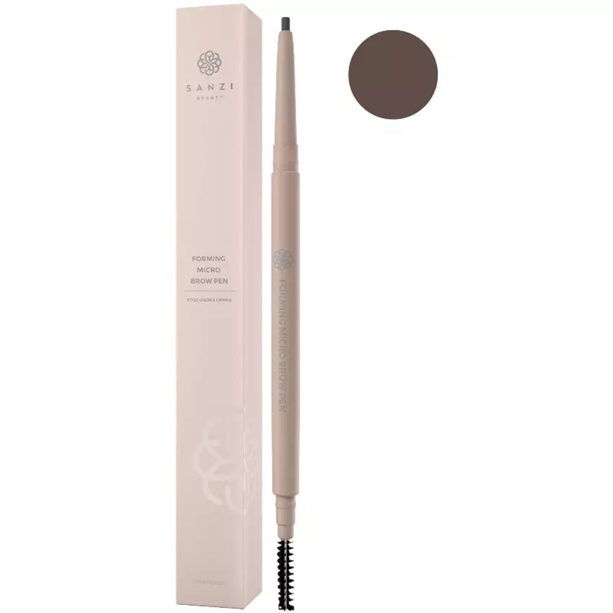 Sanzi Beauty Forming Micro Brow Pen - Medium Brown