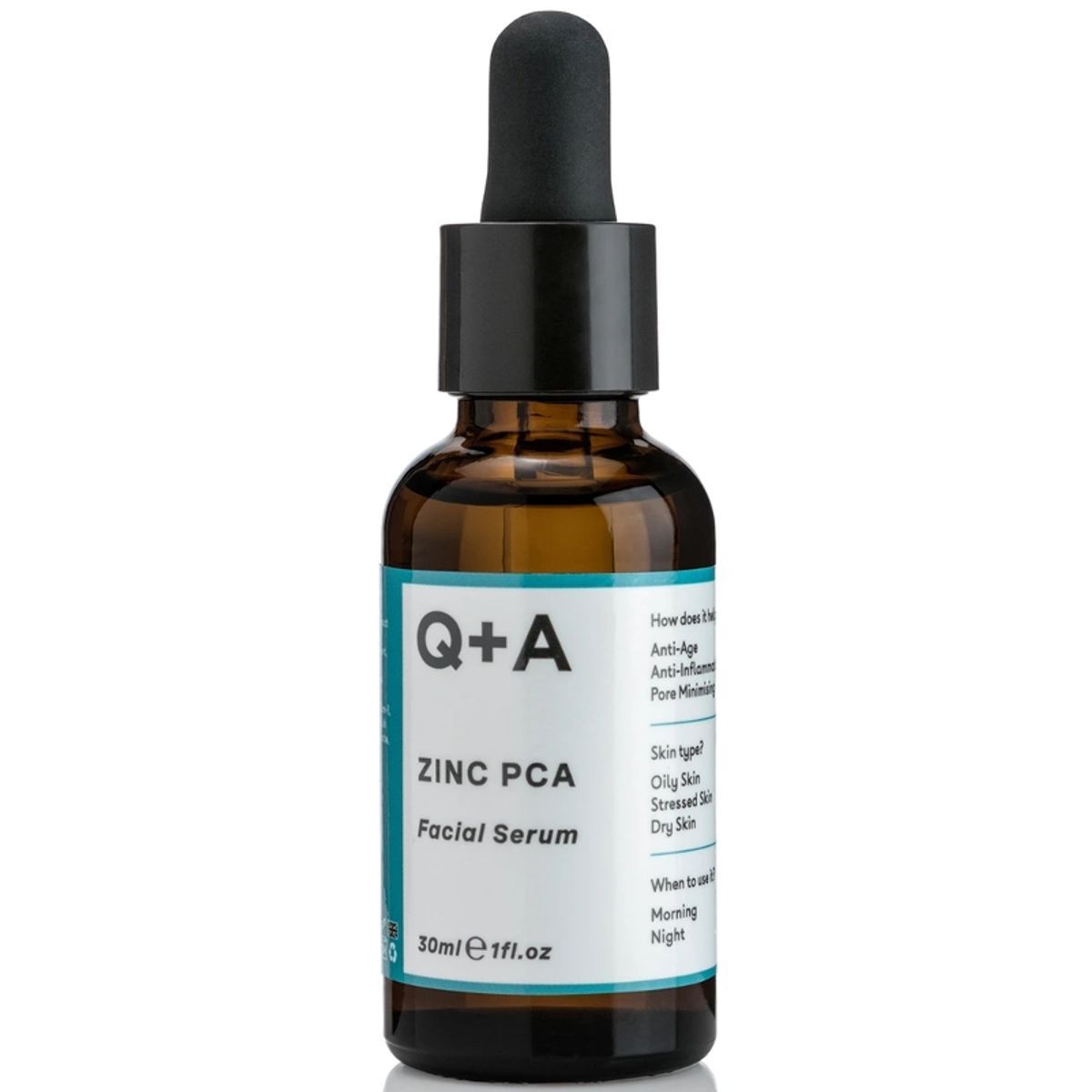 Q+A Zinc PCA Facial Serum 30 ml