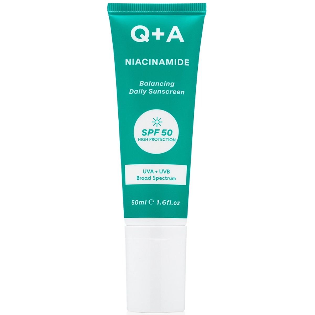 Q+A Niacinamide Balancing Face Sunscreen SPF 50 - 50 ml