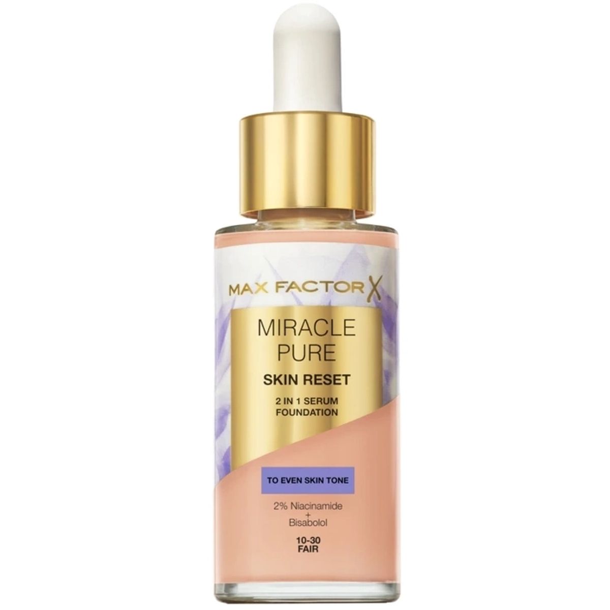 Max Factor Miracle Pure 2in1 Skin Reset Serum Foundation 30 ml - 10-30 Fair