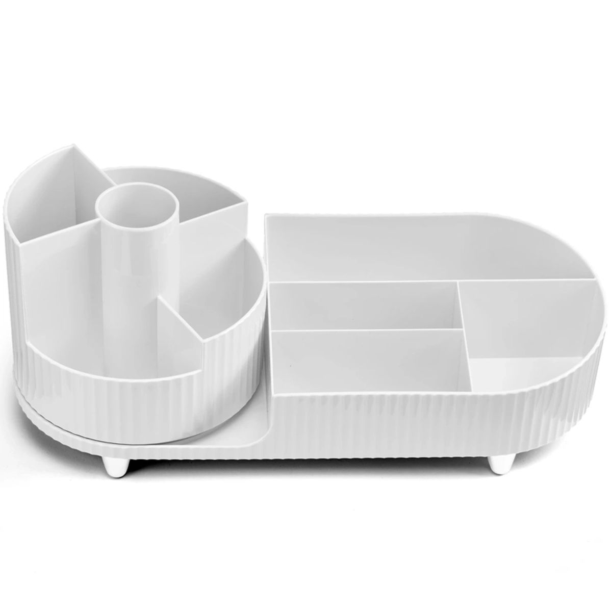 Gillian Jones Table Organizer With Rotation - White 12002-90