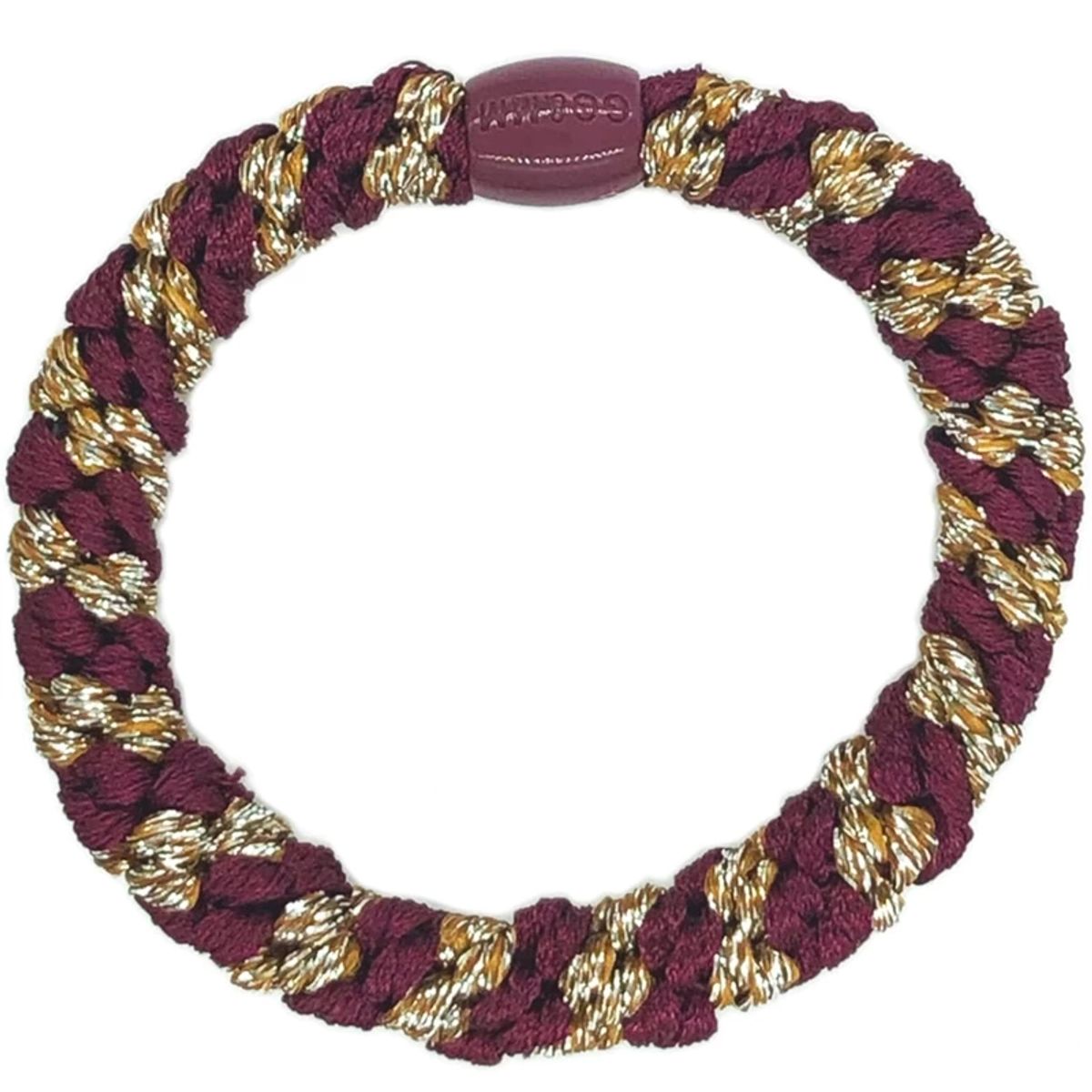 By Stær BRAIDED Hairtie - Multi Purple/Yellow/Pink