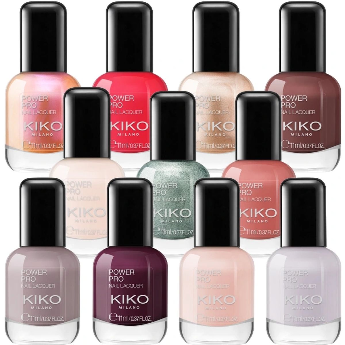 3 x KIKO Milano Power Pro Nail Lacquer 11 ml - Choose colors