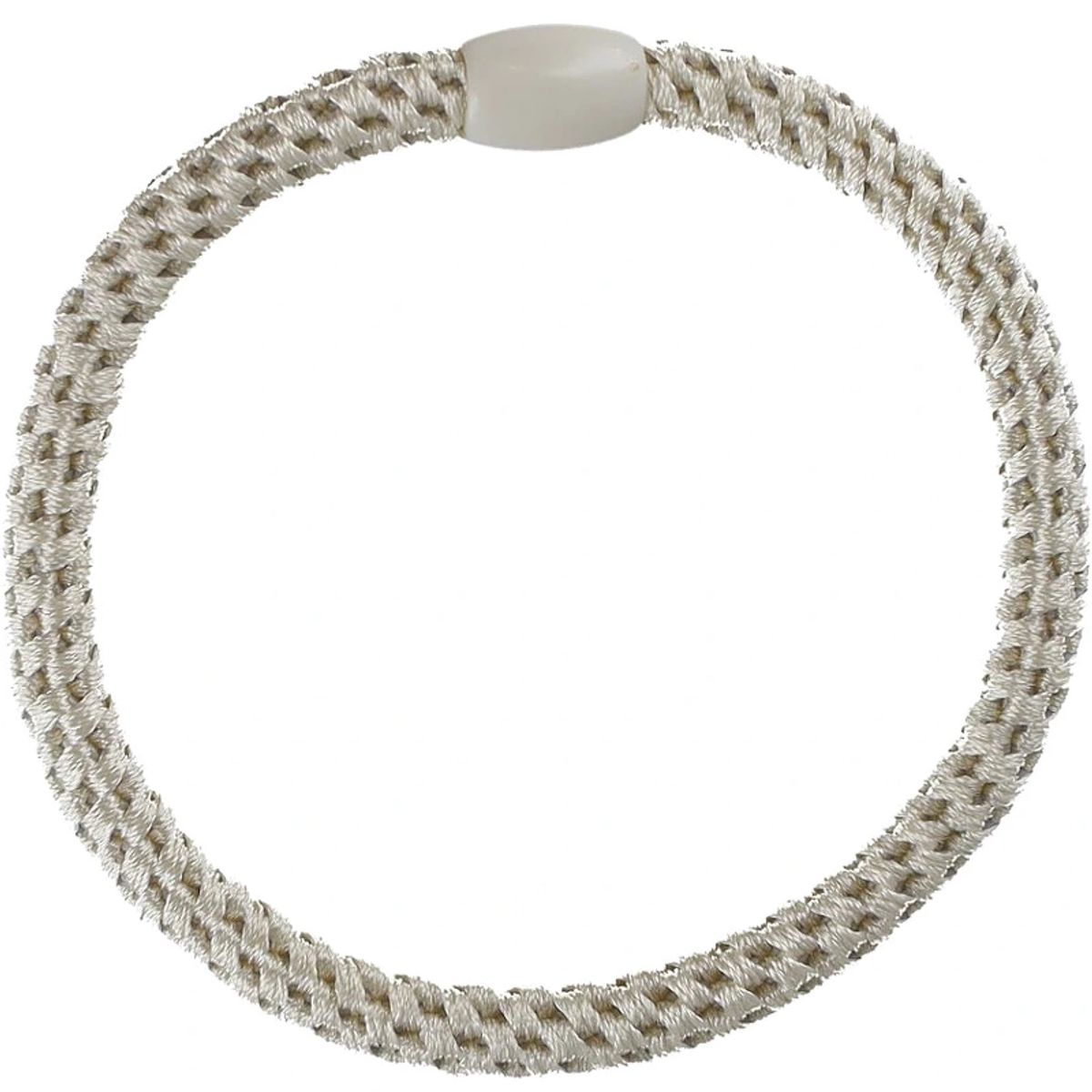 By Stær BRAIDED Hairtie Slim - Off-White