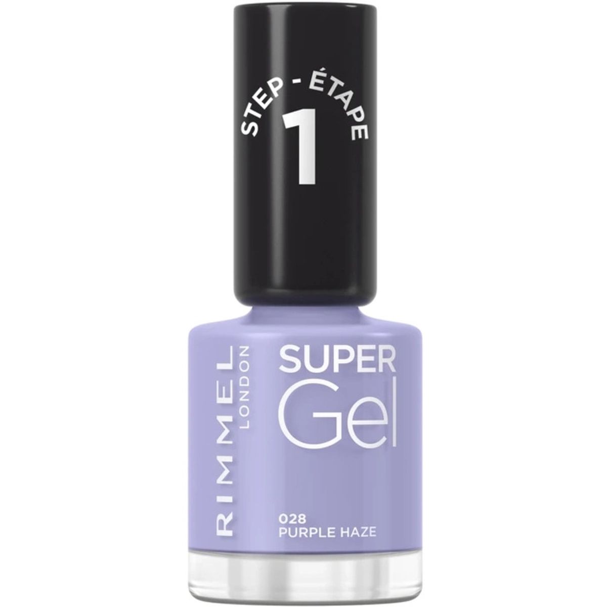 RIMMEL Super Gel Nail Polish 12 ml - 028 Purple Haze