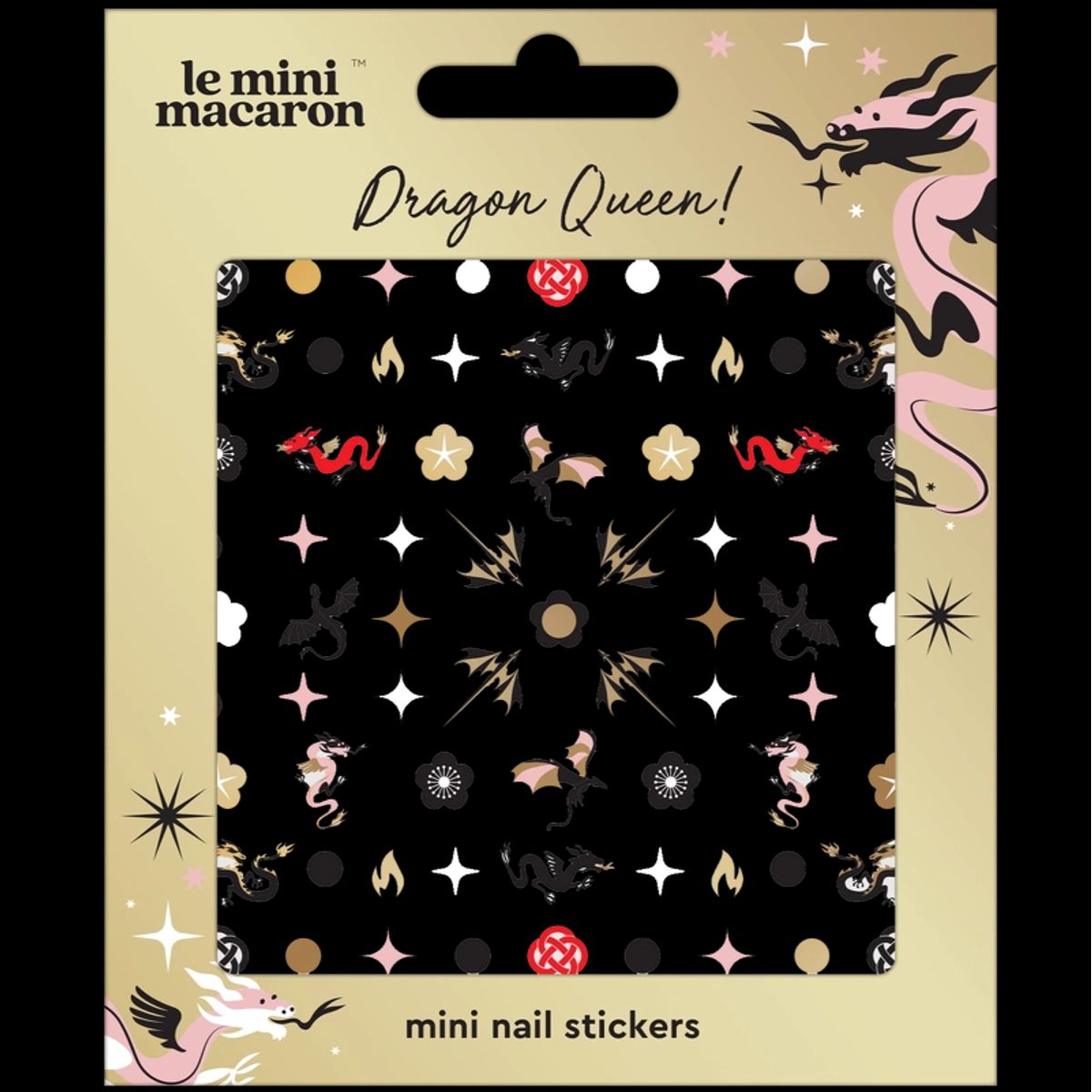 Le Mini Macaron Mini Nail Art Stickers - Dragon Queen