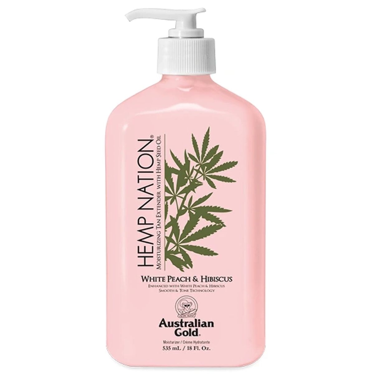 Australian Gold Hemp Nation Bodylotion White Peach & Hibiscus 535 ml