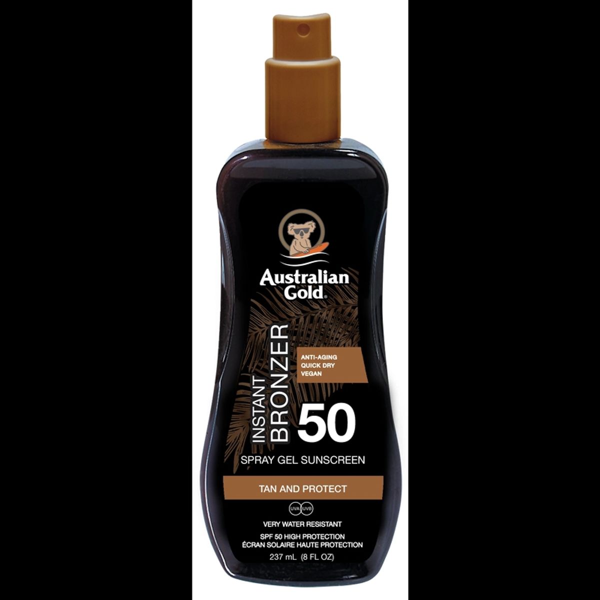 Australian Gold Instant Bronzer Spraygel SPF 50 - 237 ml