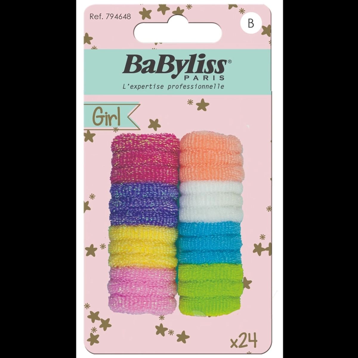 BaByliss KIDS Hair Elastics (6485) 24 Pieces