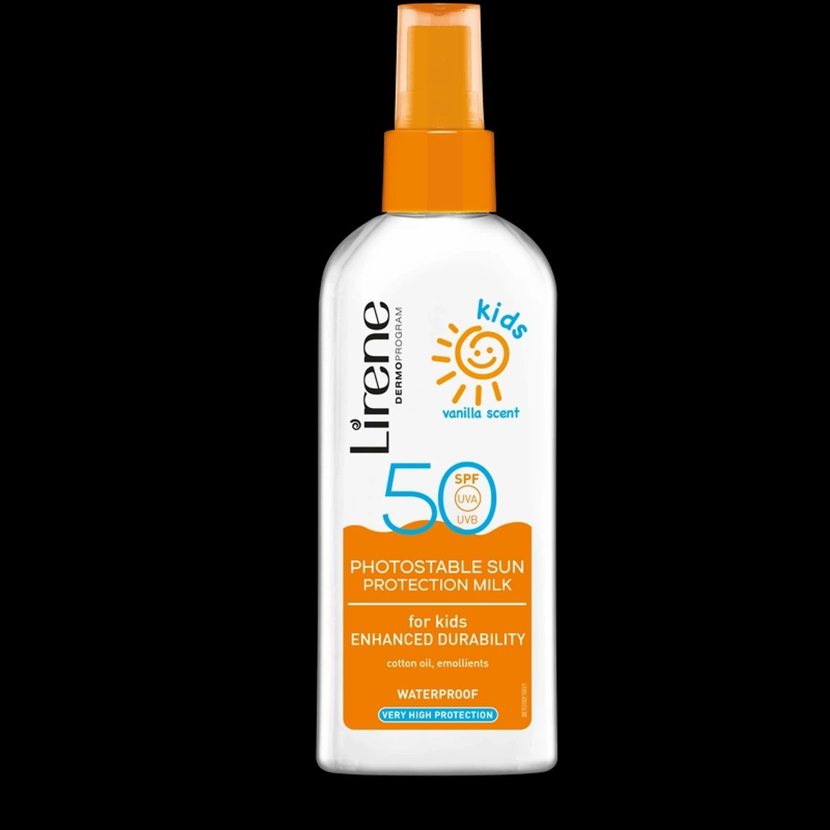 Lirene Sun Protection Milk KIDS Vanilla Scent SPF 50 - 150 ml