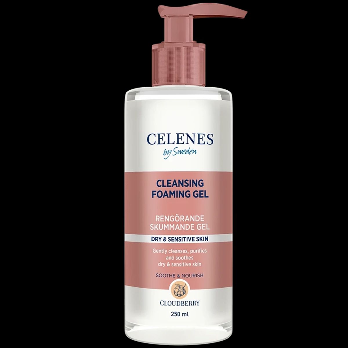 Celenes Cloudberry Cleasing Foaming Gel / Dry-Sensitive 250 ml