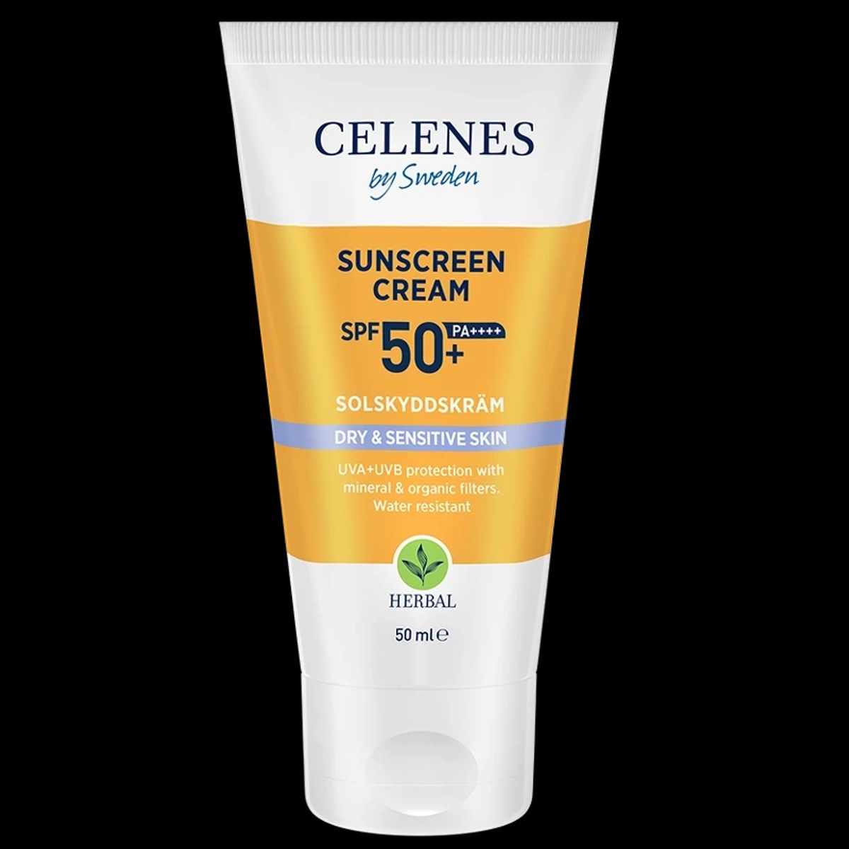 Celenes Herbal Sunscreen Face Cream Dry/Sensitive SPF 50 - 50 ml