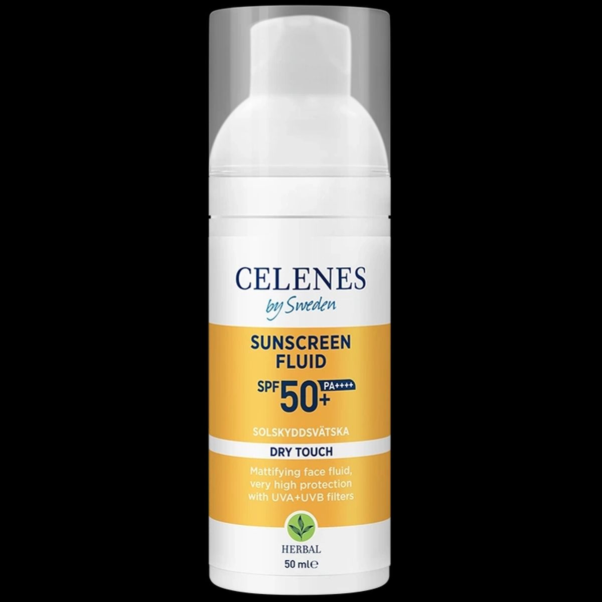 Celenes Herbal Sunscreen Dry Touch Fluid SPF 50 - 50 ml