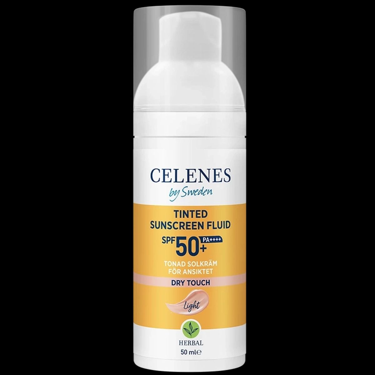 Celenes Herbal Sunscreen Dry Touch Fluid Tinted SPF 50 - 50 ml