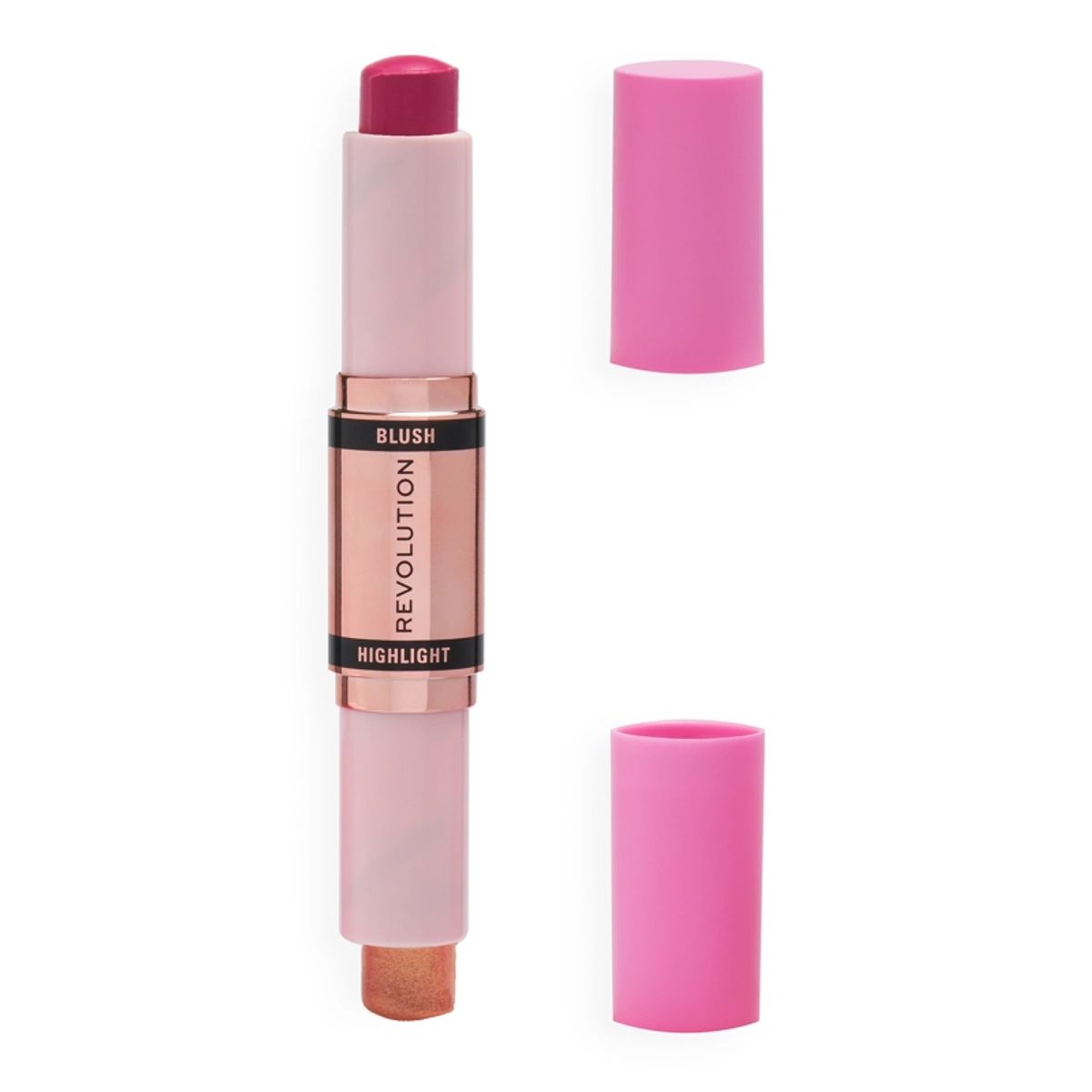 Makeup Revolution Blush & Highlight Stick 8,6 gr. - Champagne Shine