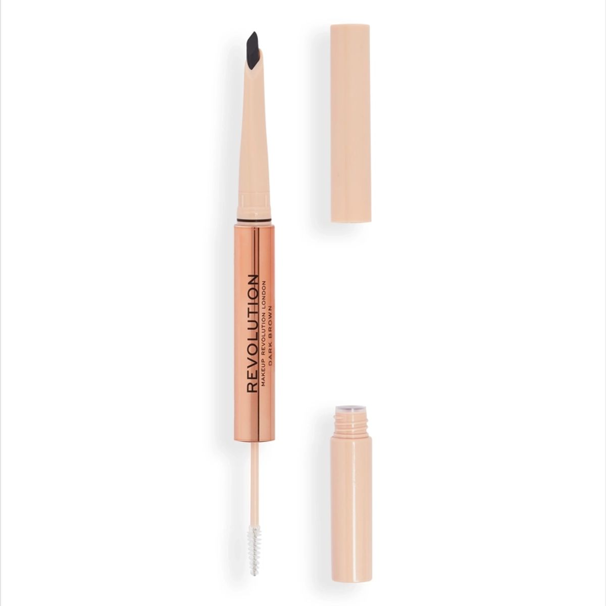 Makeup Revolution Fluffy Brow Filter Duo 1 ml - Dark Brown