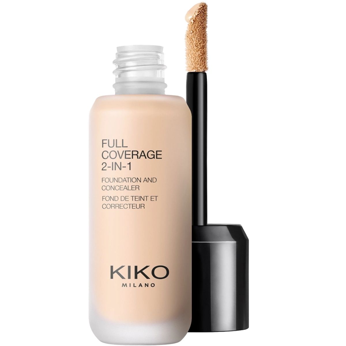 KIKO Milano Full Coverage 2-In-1 Foundation & Concealer 25 ml - WR01 Warm Rose