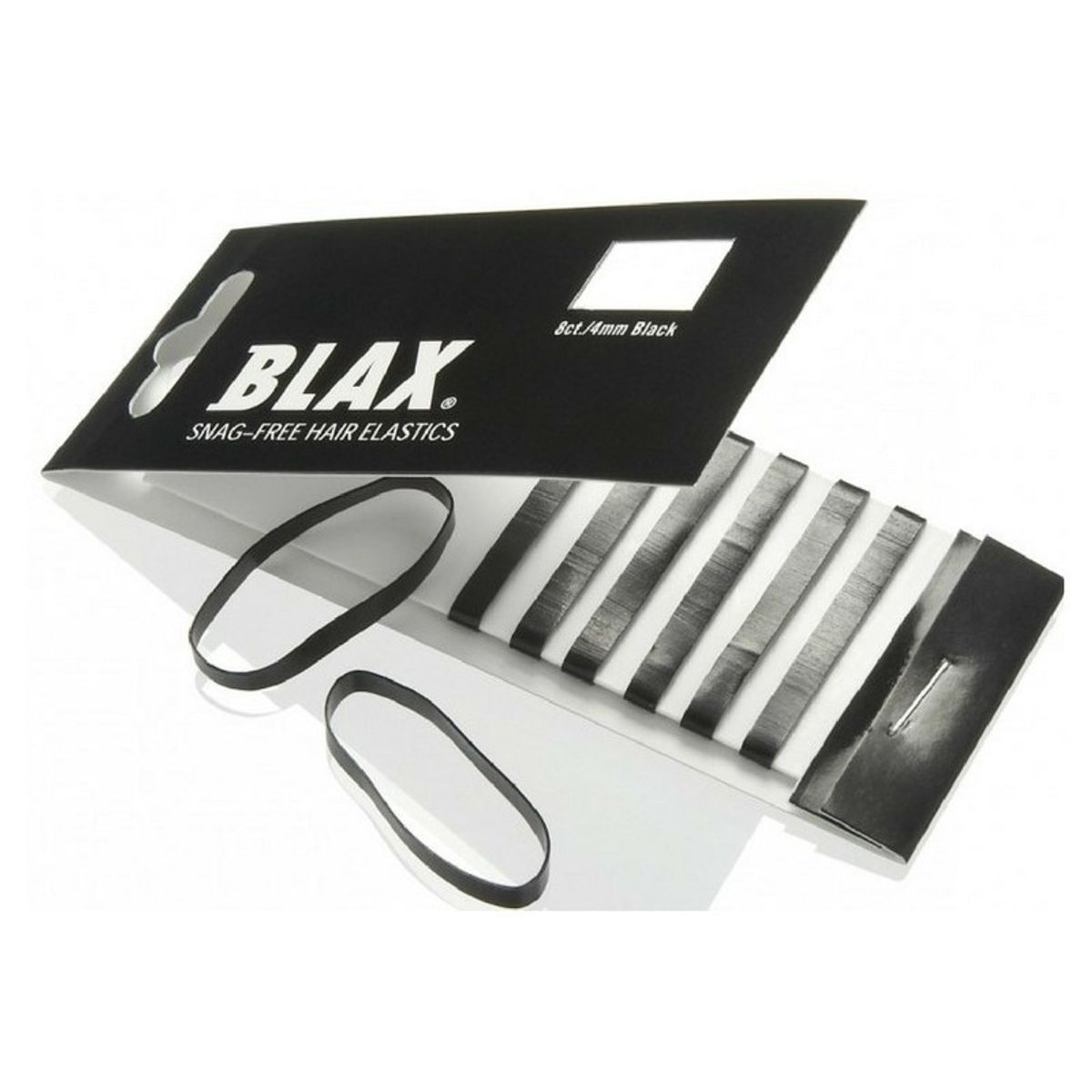 Blax Hair Elastics 8 Pieces - Black