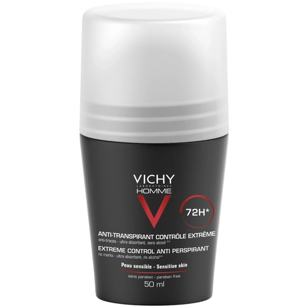 Vichy Homme 72H Extreme-Control Anti-Perspirant Roll-On Deodorant 50 ml