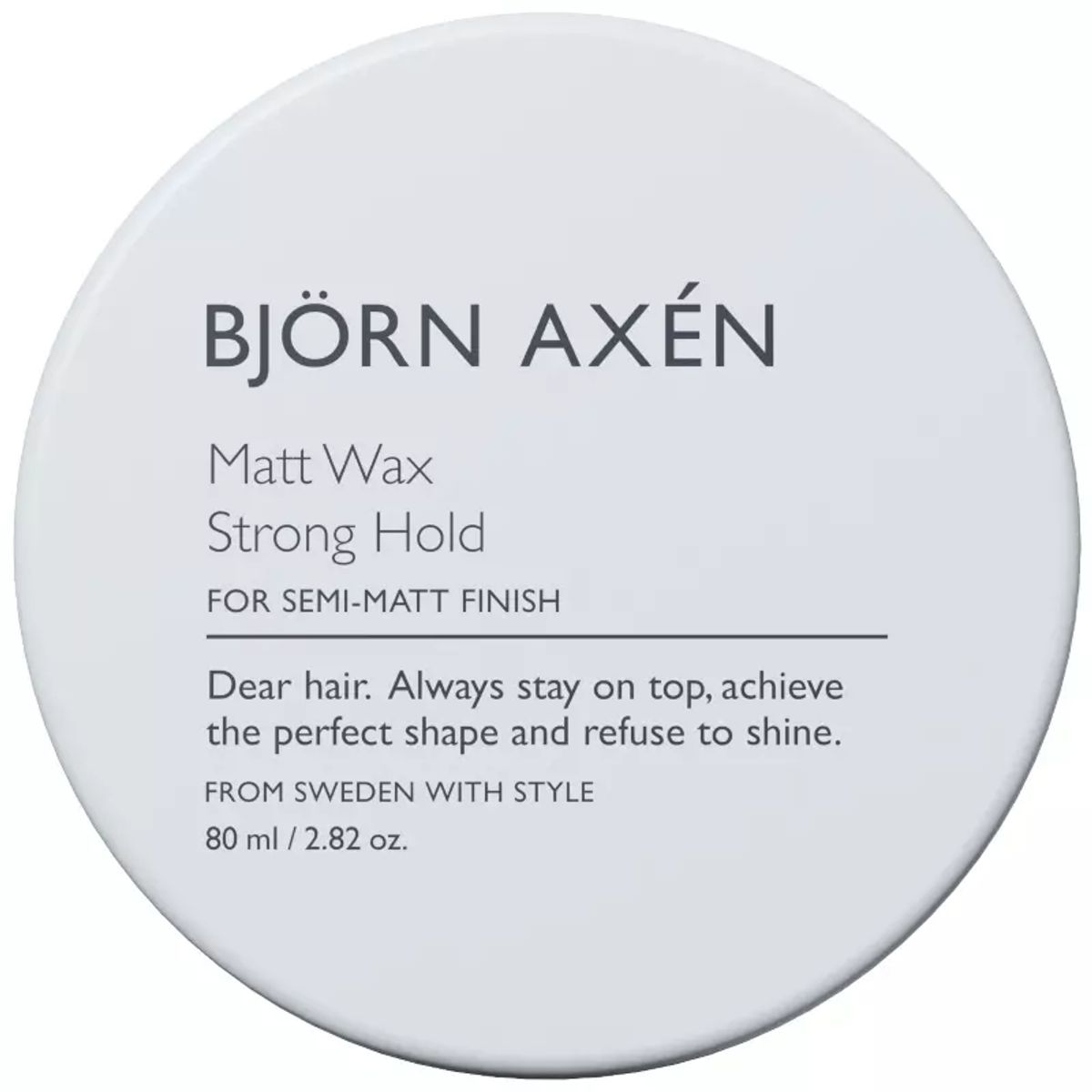 Bjorn Axen Matt Wax Strong Hold 80 ml