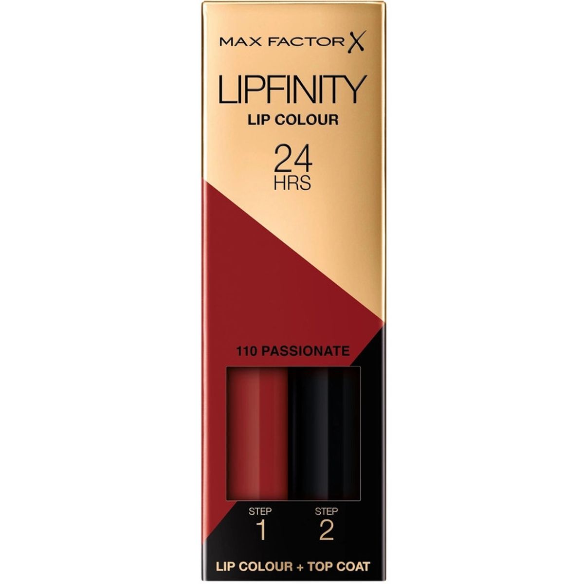 Max Factor Lipfinity 2-step Long Lasting Lipstick 2.3 ml + 1.9 g - 110 Passionate