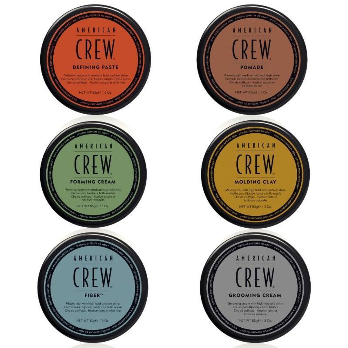 4 x American Crew Voks 85 gr. - Choose Products