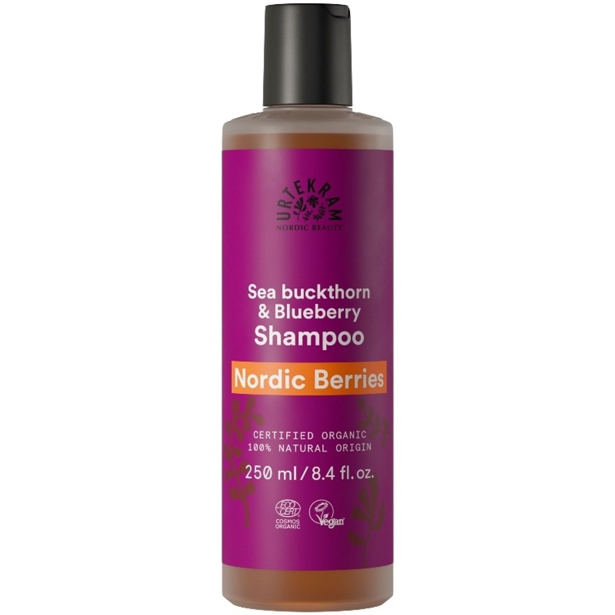 Urtekram Nordic Berries Shampoo Sea Buckthorn & Blueberry 250 ml