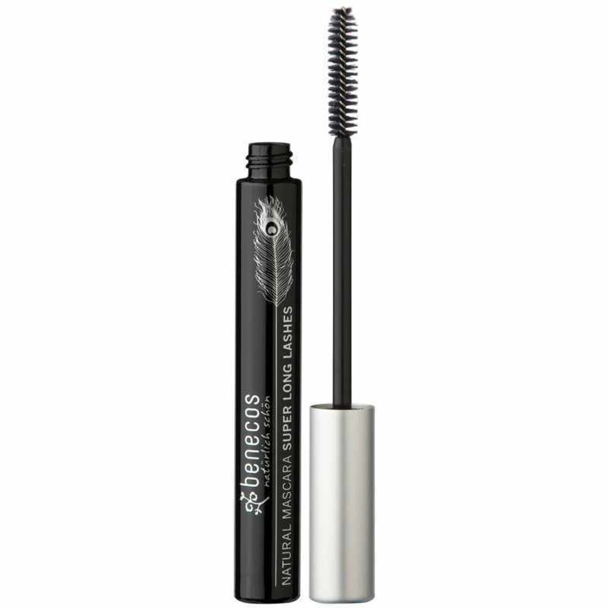 Benecos Macara Super Long Lashes 8 ml - Carbon Black