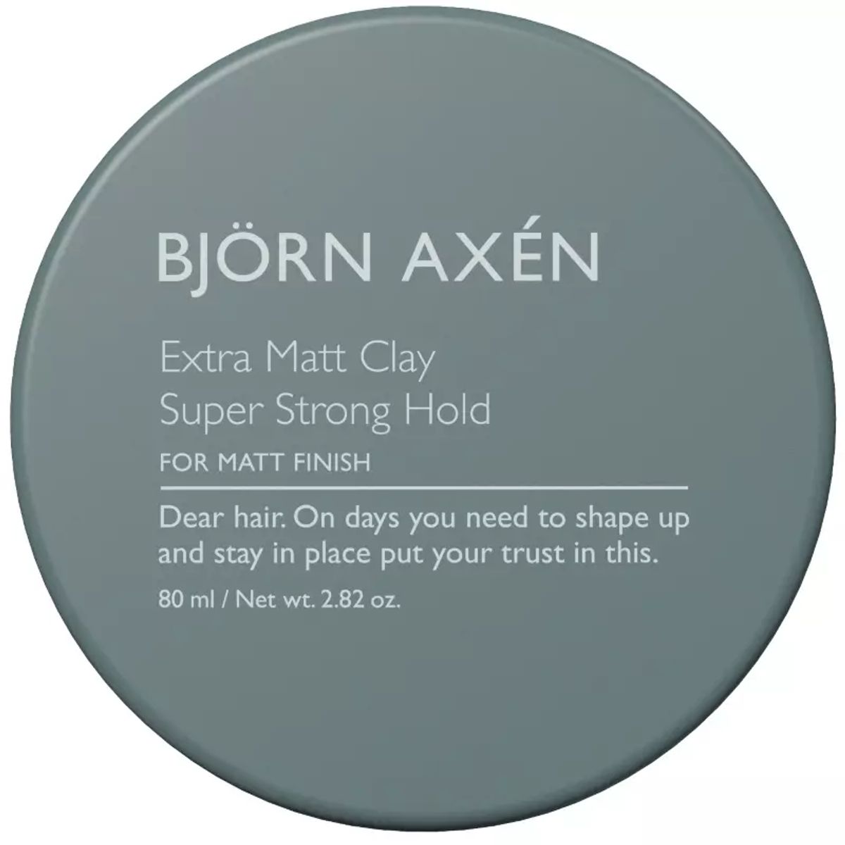 Bjorn Axen Extra Matt Clay Super Strong Hold 80 ml