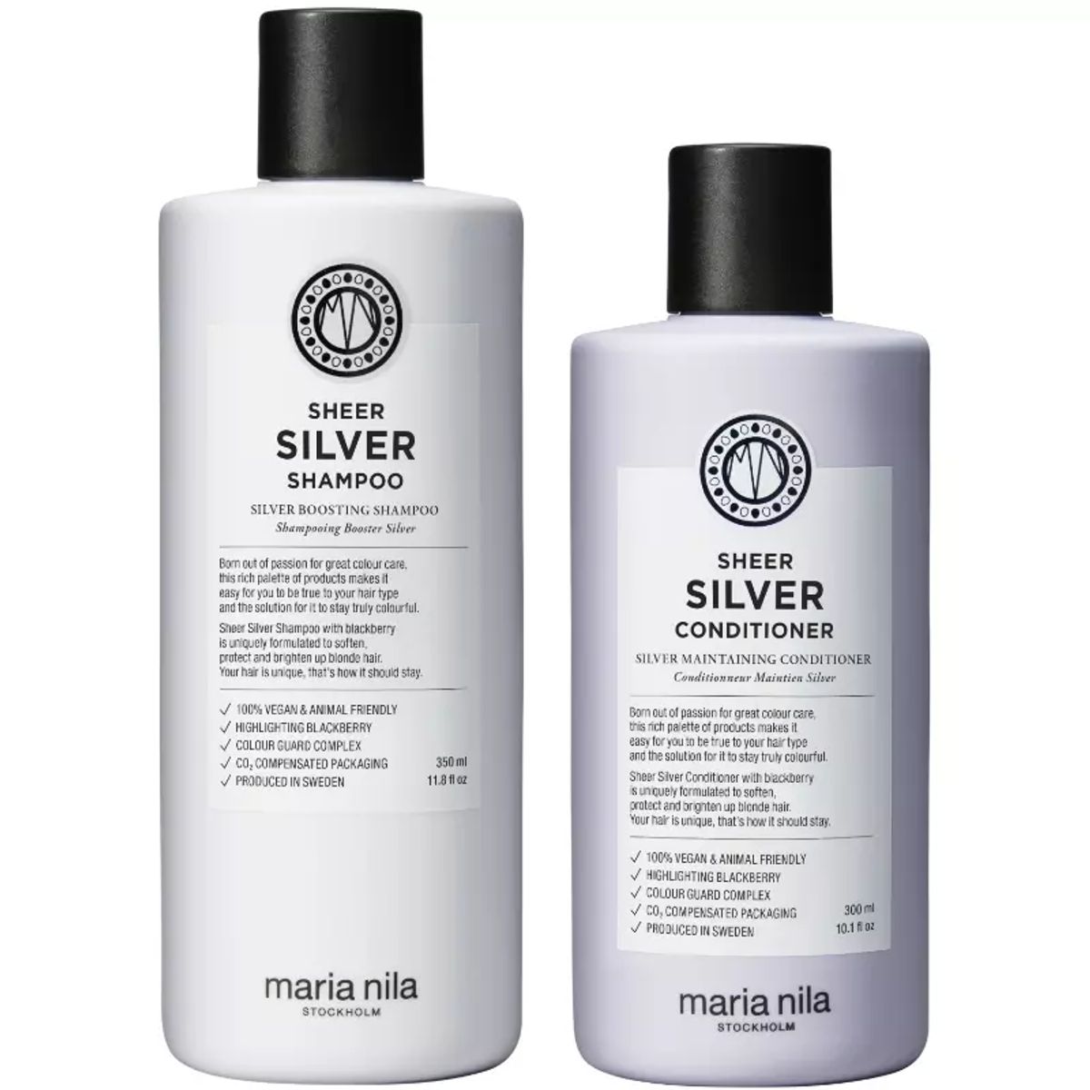 Maria Nila Sheer Silver Set 350 + 300 ml