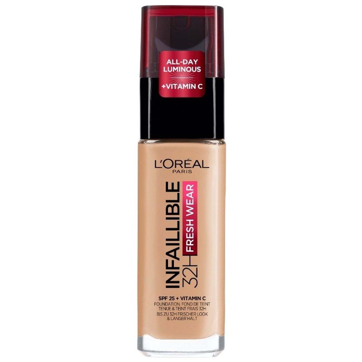 L'Oreal Paris Cosmetics Infaillible Fresh Wear 32H Liquid Foundation 30 ml - 200 Golden Sand