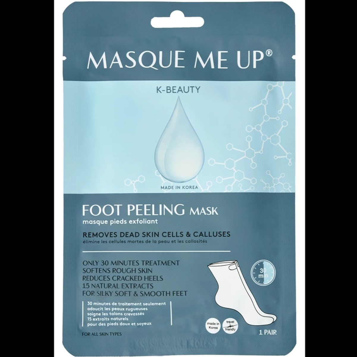 Masque Me Up Foot Peeling Mask 1 Pair