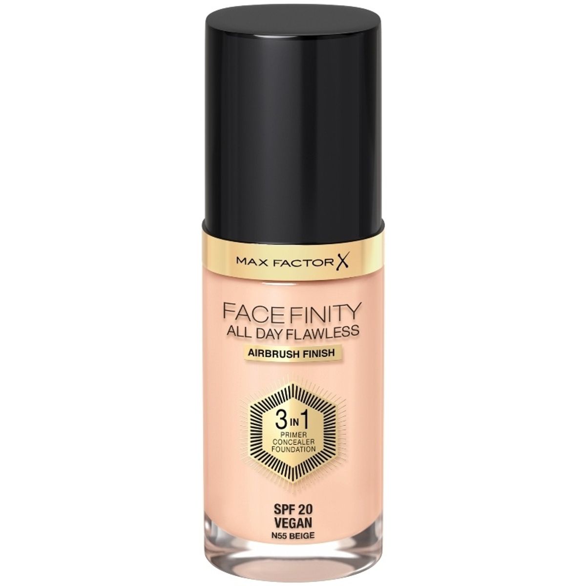 Max Factor Facefinity 3-In-1 Foundation SPF20 30 ml - N55 Beige