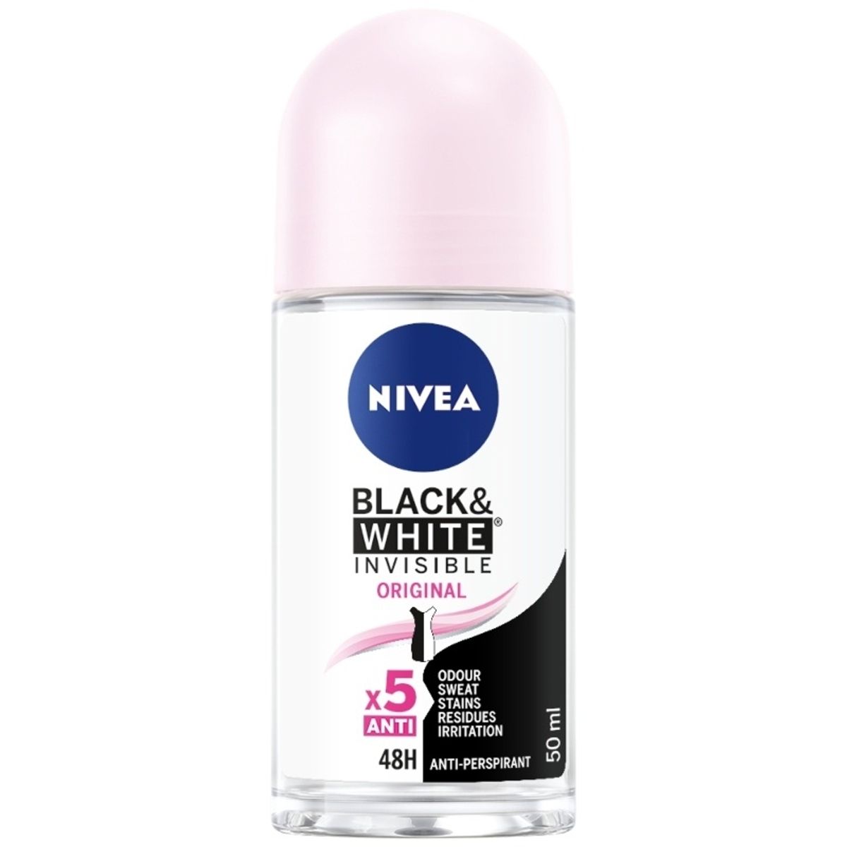 Nivea Black & White Invisible Female Original Roll-On 50 ml