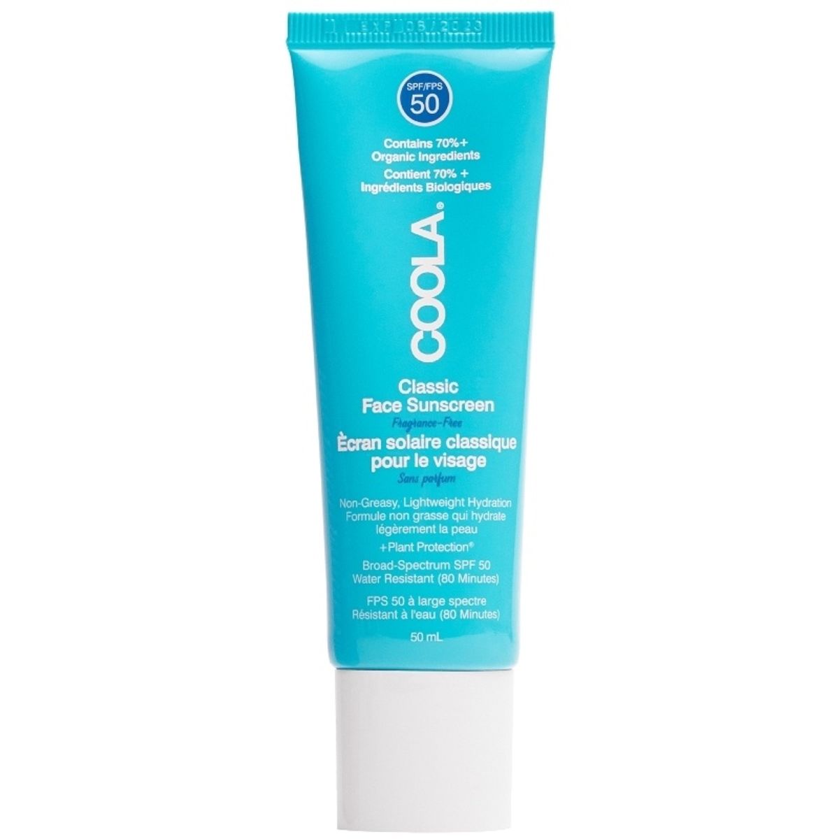 COOLA Classic Face Sunscreen Fragrance-Free SPF 50 - 50 ml