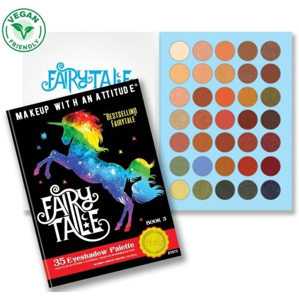 Rude Cosmetics 35 Eyeshadow Palette - Fairy Tale (U)