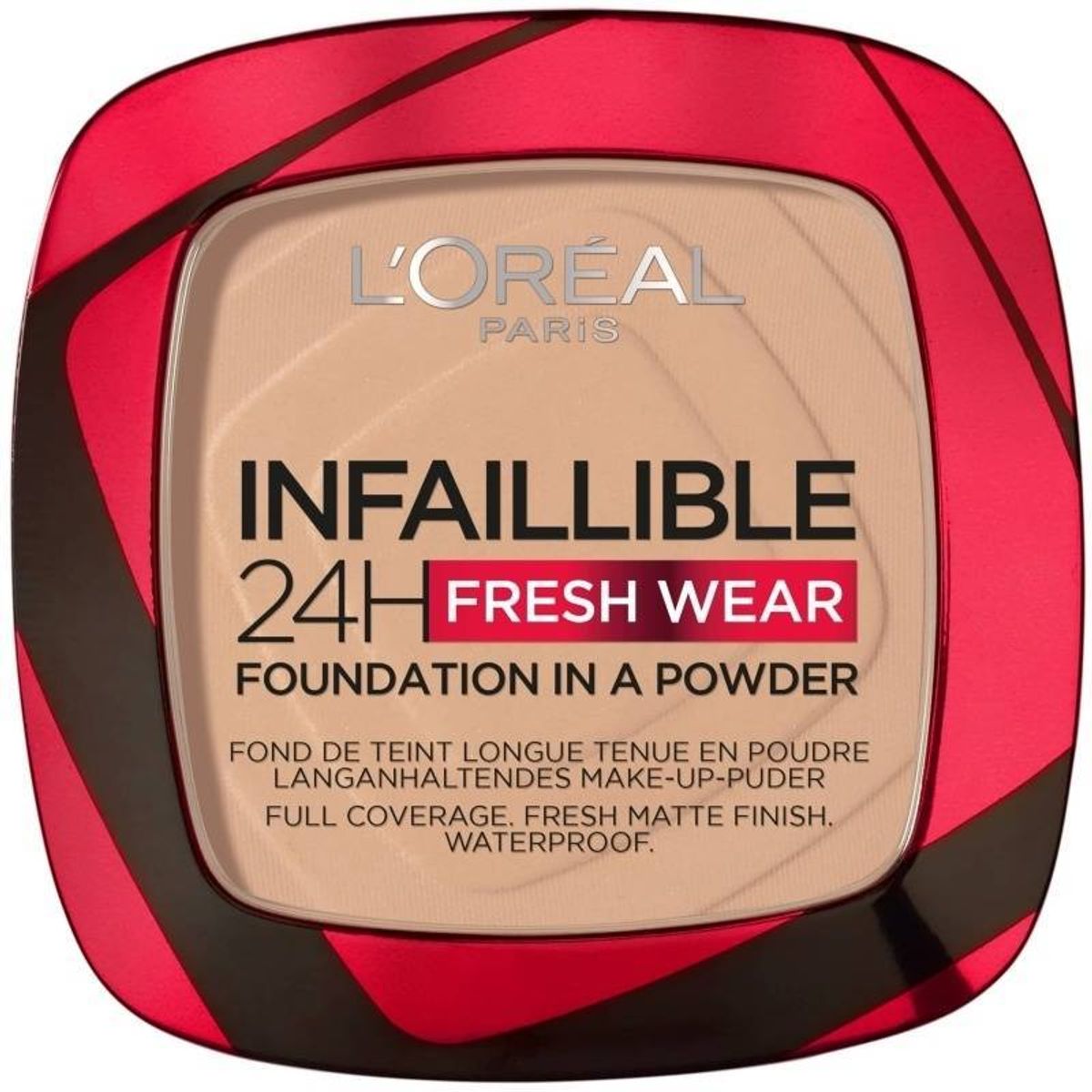 L'Oreal Paris Cosmetics Infaillible 24h Fresh Wear Powder Foundation 9 gr. - 130 True Beige