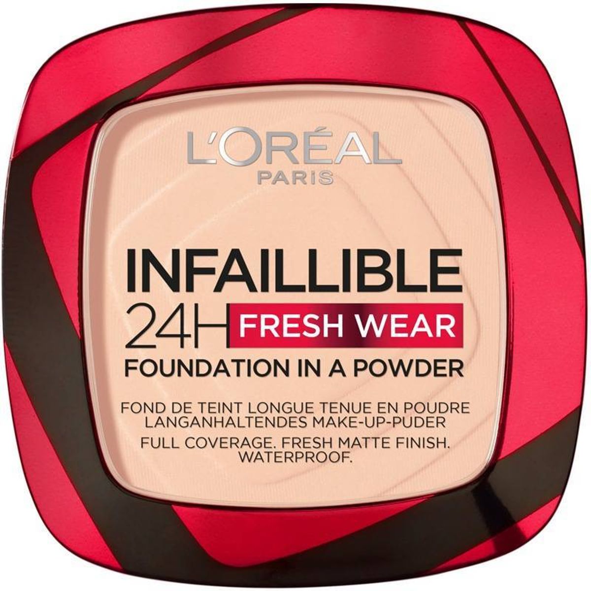 L'Oreal Paris Cosmetics Infaillible 24h Fresh Wear Powder Foundation 9 gr. - 180 Rose Sand