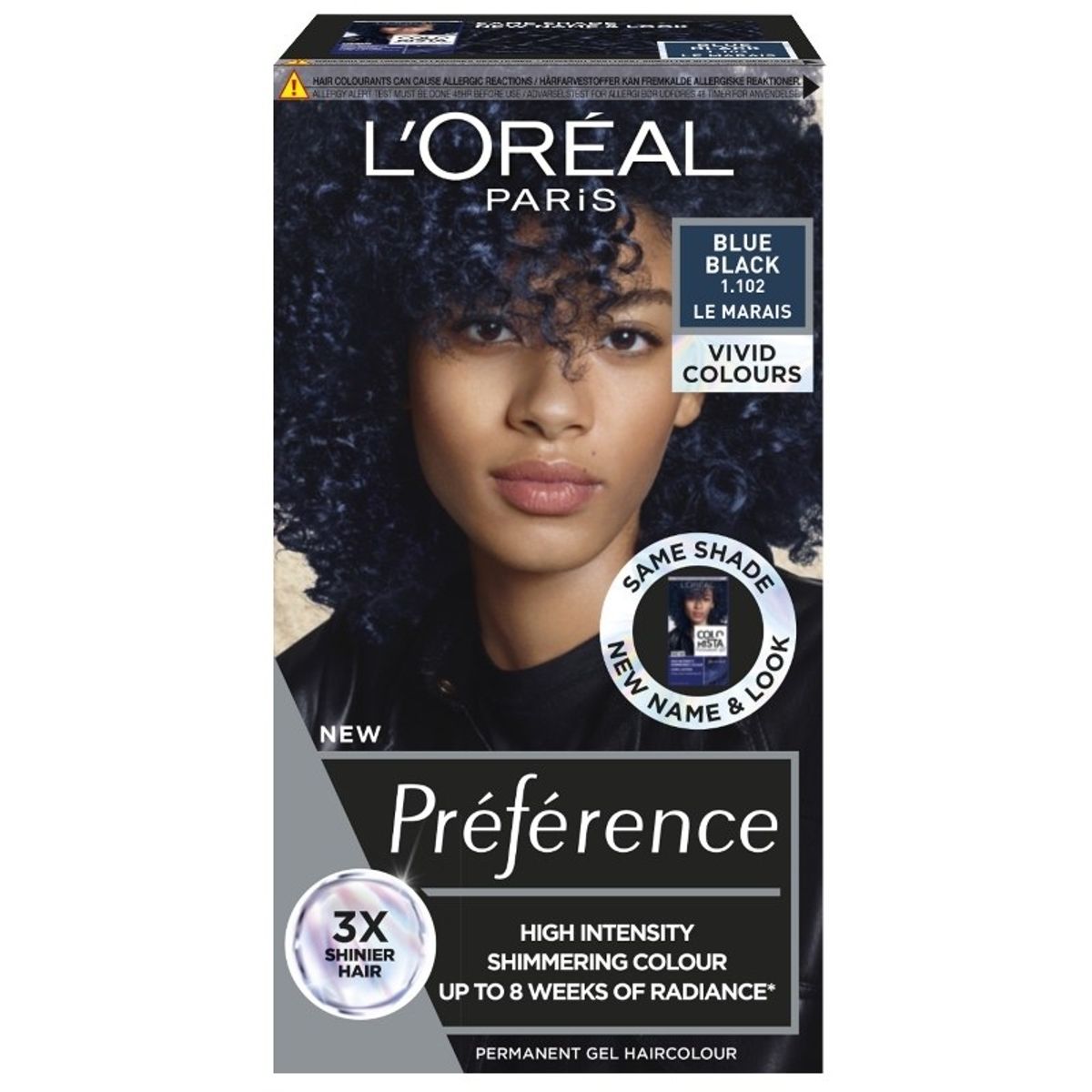 L'Oreal Paris Preference Vivid Colors - 1.102 Blue Black