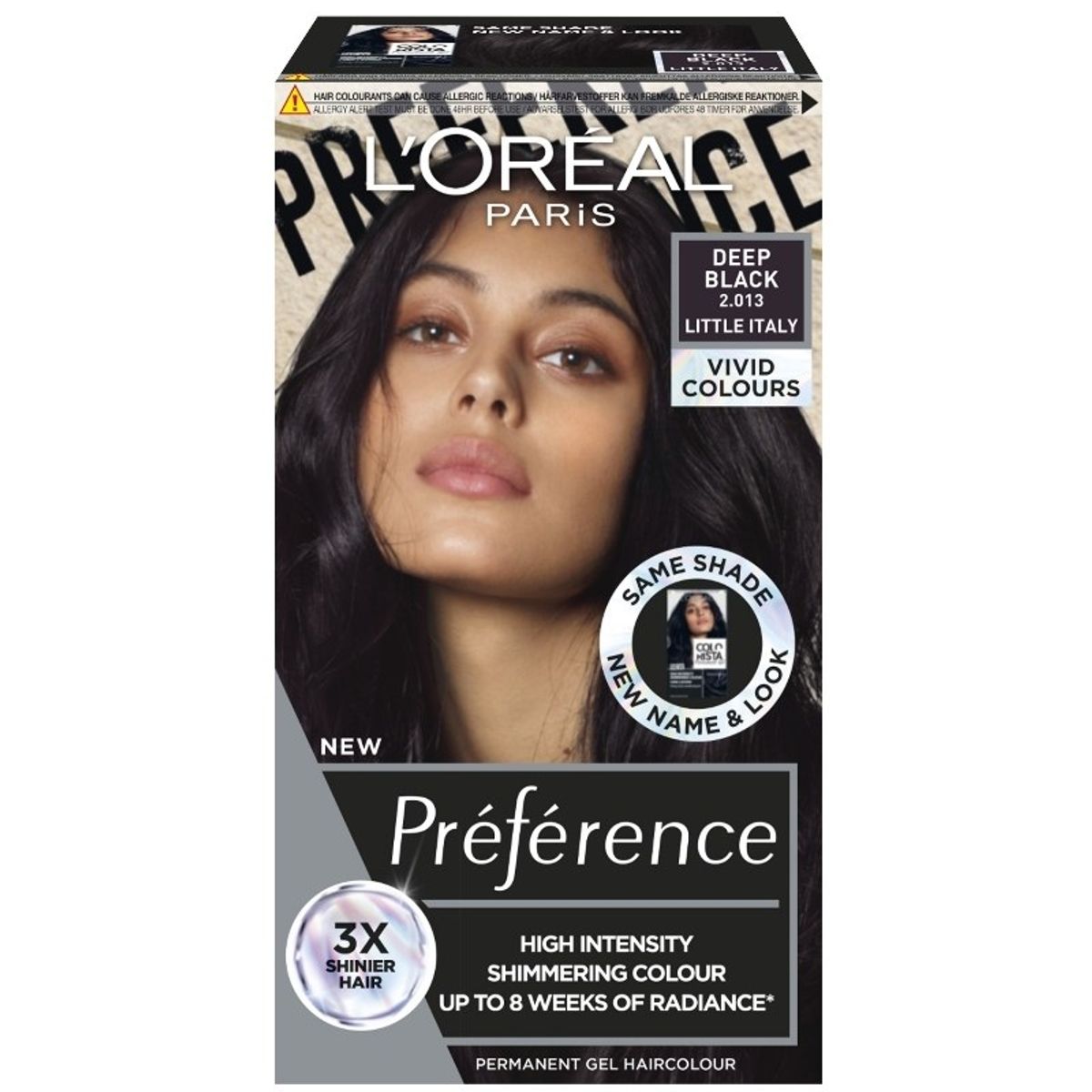 L'Oreal Paris Preference Vivid Colors - 2.013 Deep Black