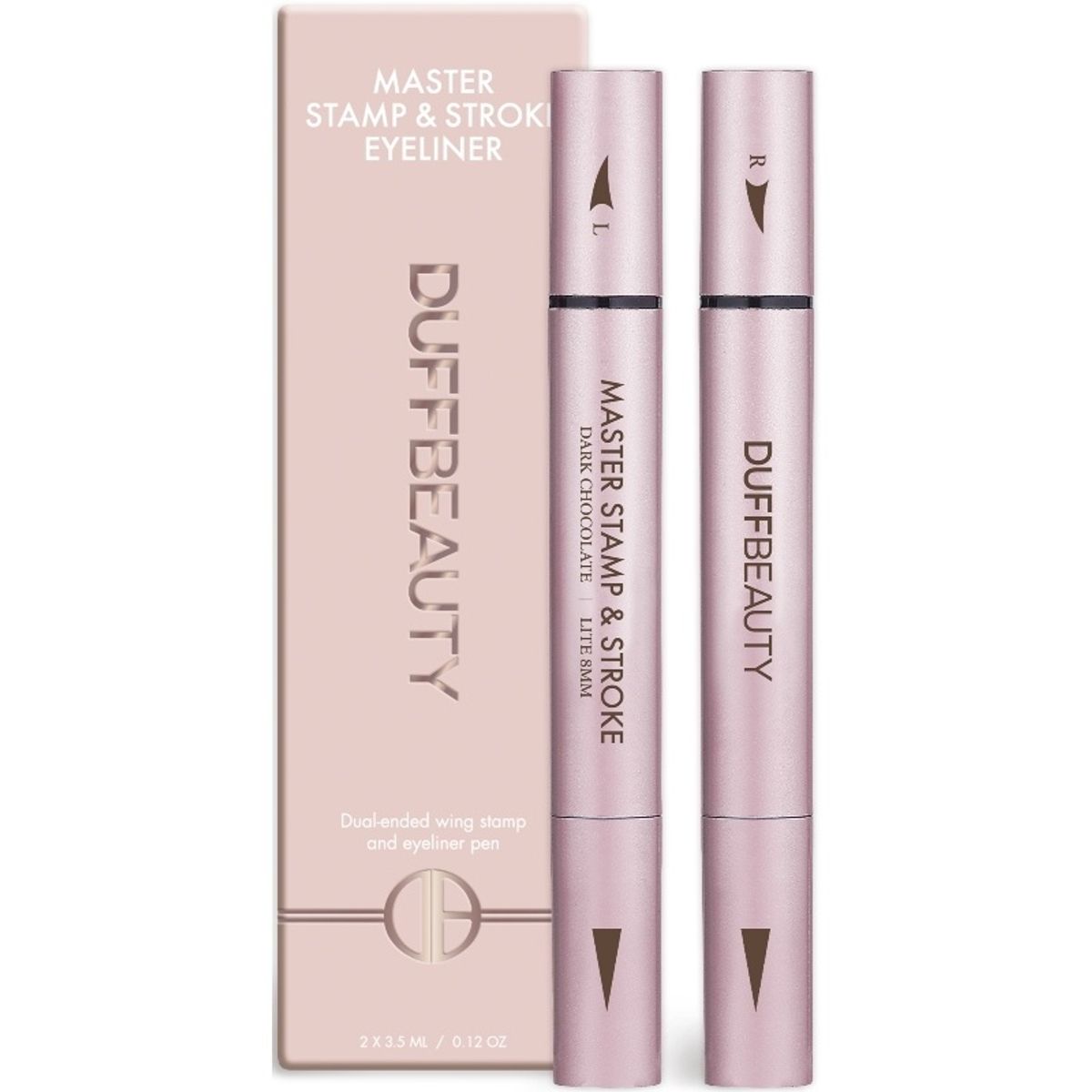 DUFFBEAUTY Master Stamp & Stroke Eyeliner Dark Chocolate - Lite 8mm