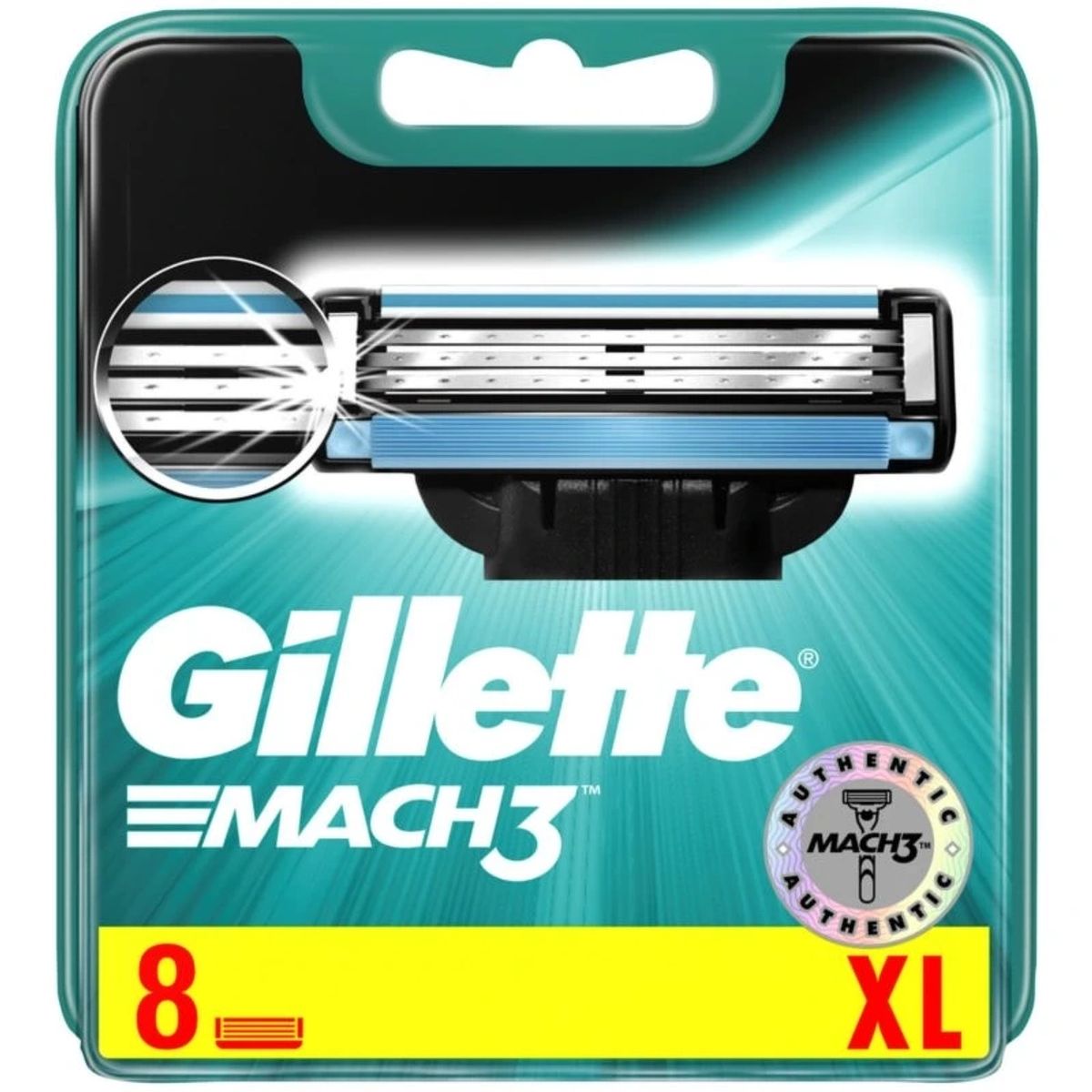 Gillette Mach3 Blades 8 Pieces