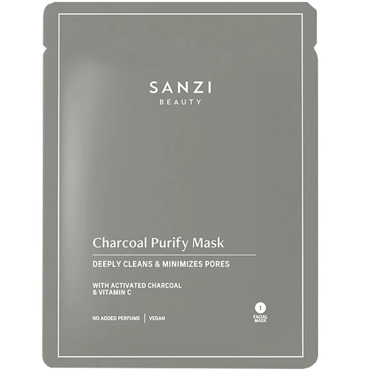 Sanzi Beauty Charcoal Purify Mask 1 Piece